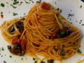 Рецент спагетти с соусом "Путанеско"